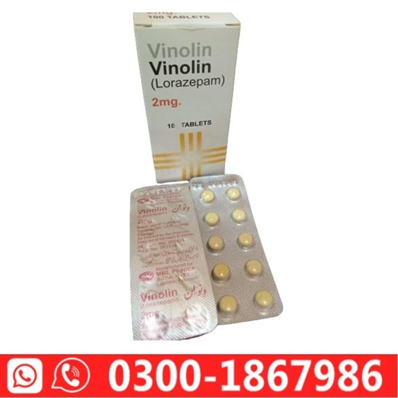 Vinolin Lorazepam 2mg Tablets in Pakistan