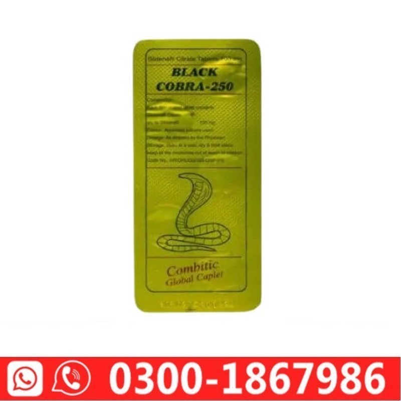 Black Cobra 250mg Tablets In Pakistan