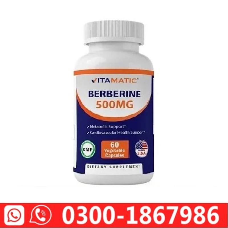 Vitamatic Berberine Supplement 500mg in Pakistan