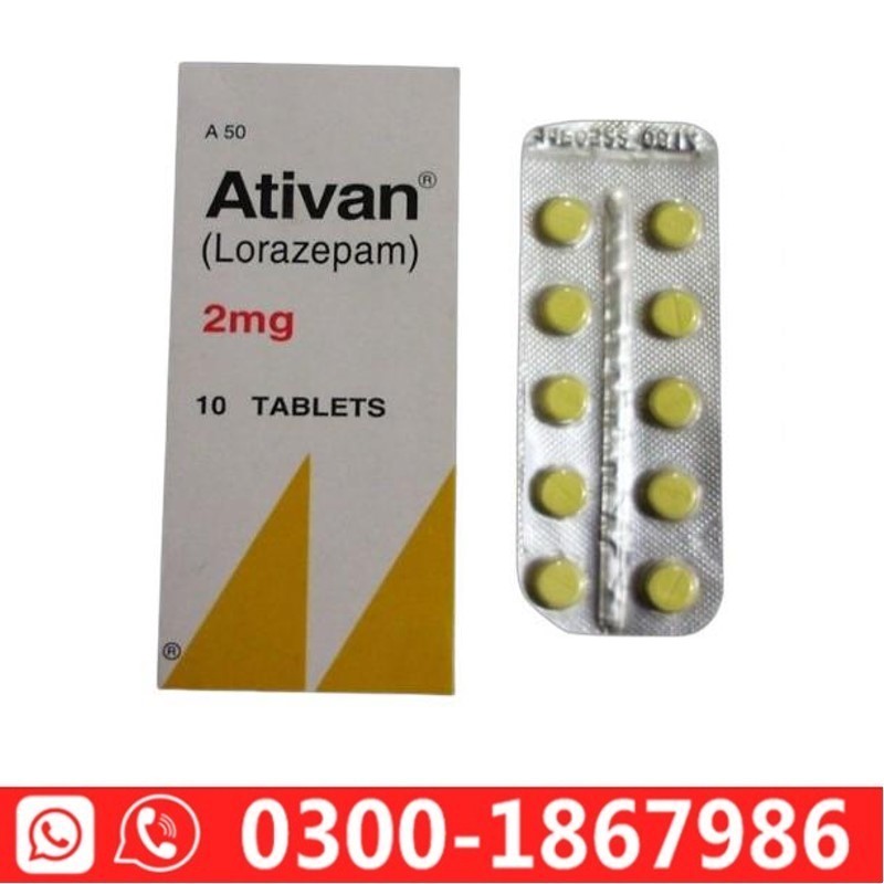 Ativan Lorazepam 2mg Tablets in Pakistan