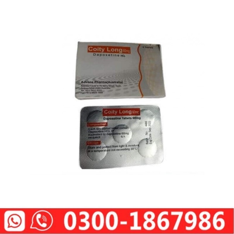Coity Long Dapoxetine Tablets In Pakistan
