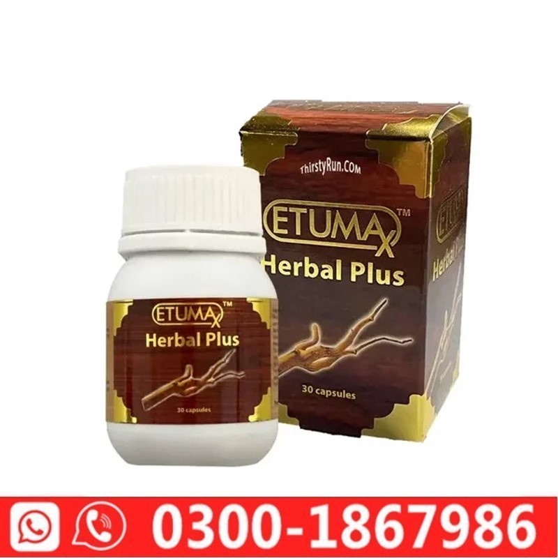 Etumax Herbal Plus 30 Capsules In Pakistan