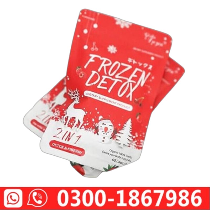 Frozen Detox Capsules 2 In 1 Detox And Fiberry in Pakistan