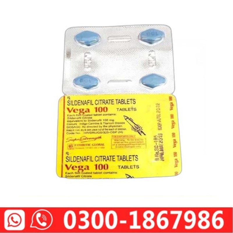 Vega 100mg Tablets in Pakistan