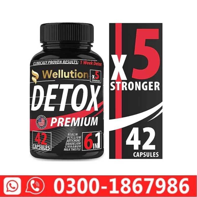  Wellution Detox Premium Capsules In Pakistan