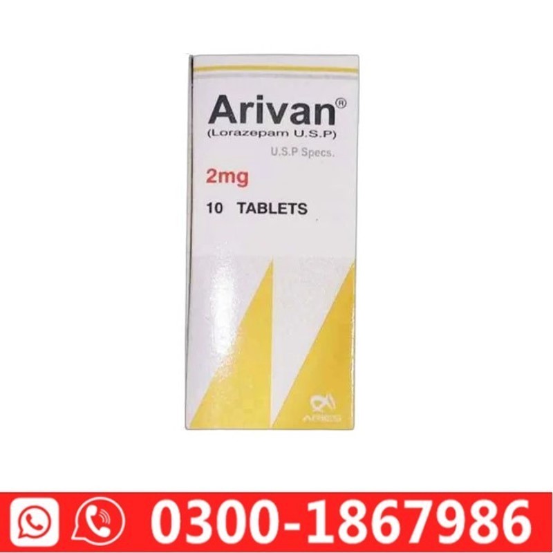Arivan Lorazepam 2mg Tablets in Pakistan