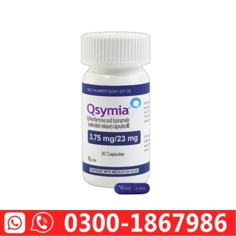  Qsymia 3.75 Mg/23 Mg Capsules In Pakistan