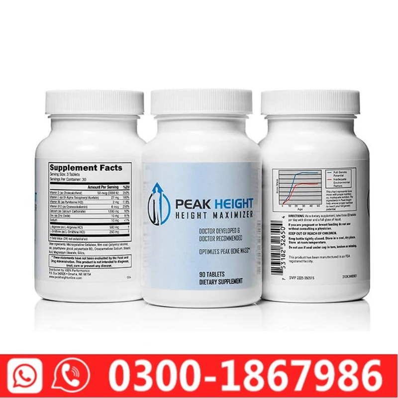  Peak Height Tablets In Pakistan
