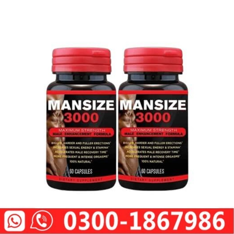 Mansize 3000 Capsules In Pakistan